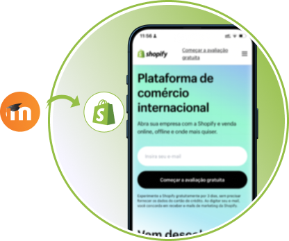 Integração Moodle com Shopify